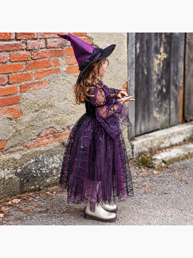 Disfraz infantil – vestido de bruja araña | great pretenders Violeta - Kiabi