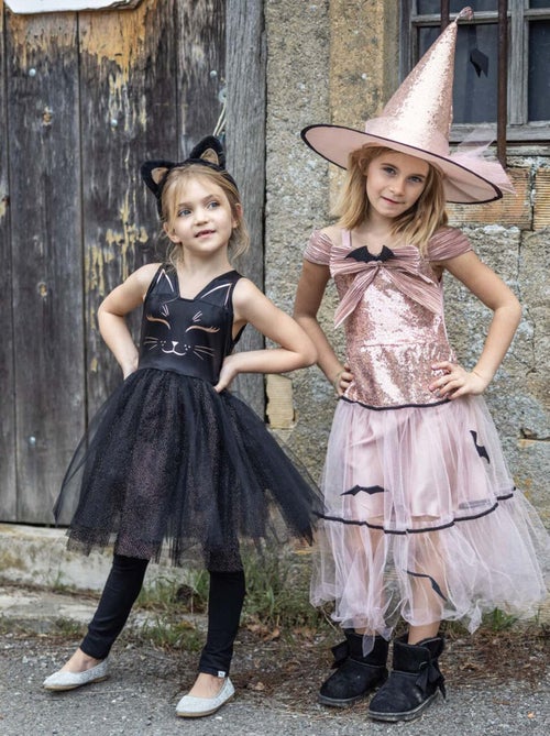 Disfraz infantil – vestido de gato negro con diadema de orejas | great pretenders - Kiabi