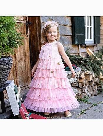 Disfraz infantil vestido de princesa de navidad | great pretenders