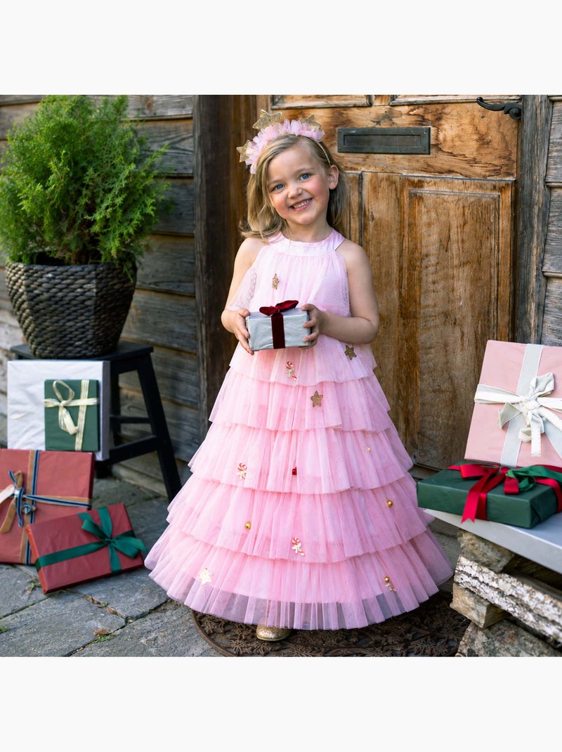 Disfraz infantil vestido de princesa de navidad | great pretenders Rosa - Kiabi