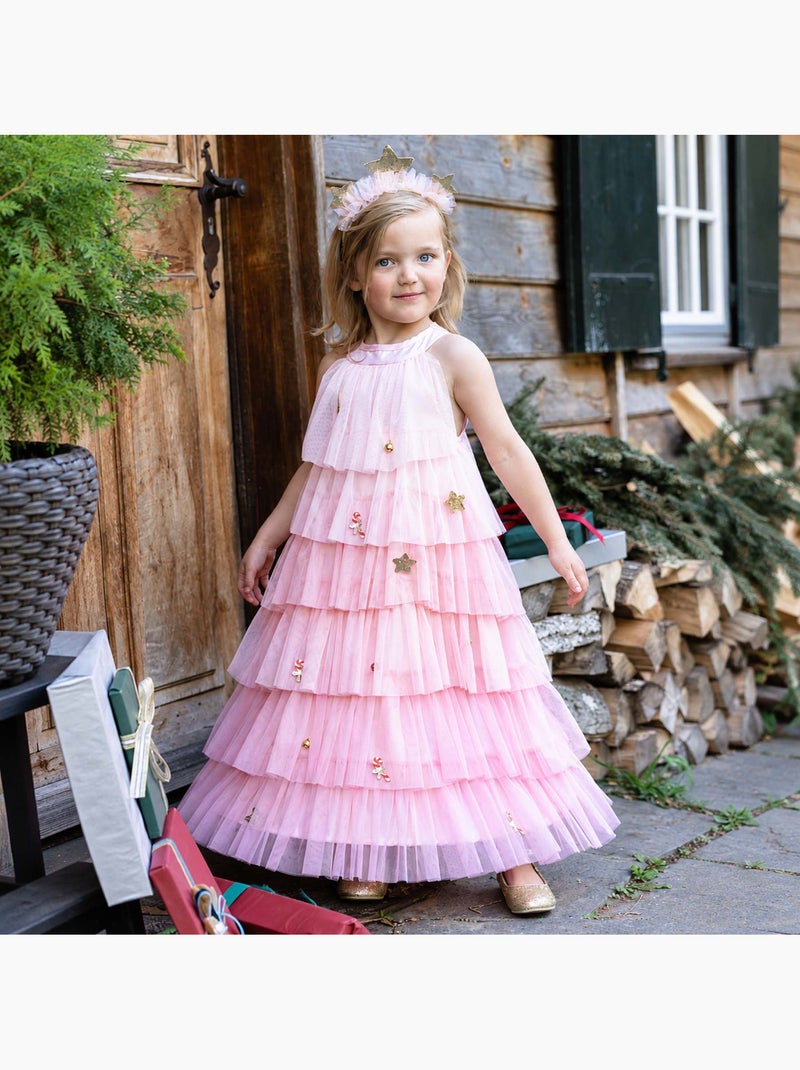 Disfraz infantil vestido de princesa de navidad | great pretenders Rosa - Kiabi