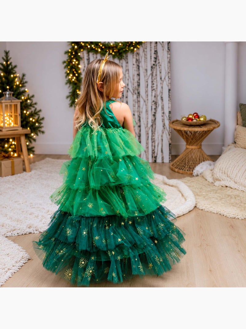 Disfraz infantil vestido de princesa de navidad | great pretenders Verde - Kiabi