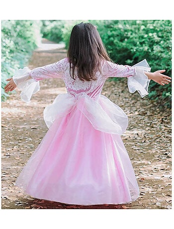 Disfraz infantil vestido de princesa rosa y dorado | Great Pretenders