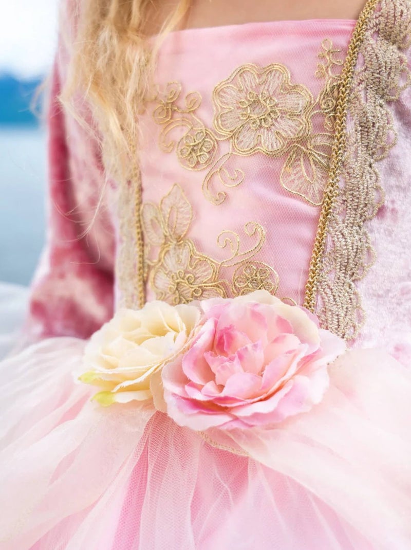 Disfraz infantil vestido de princesa rosa y dorado | Great Pretenders Rosa - Kiabi