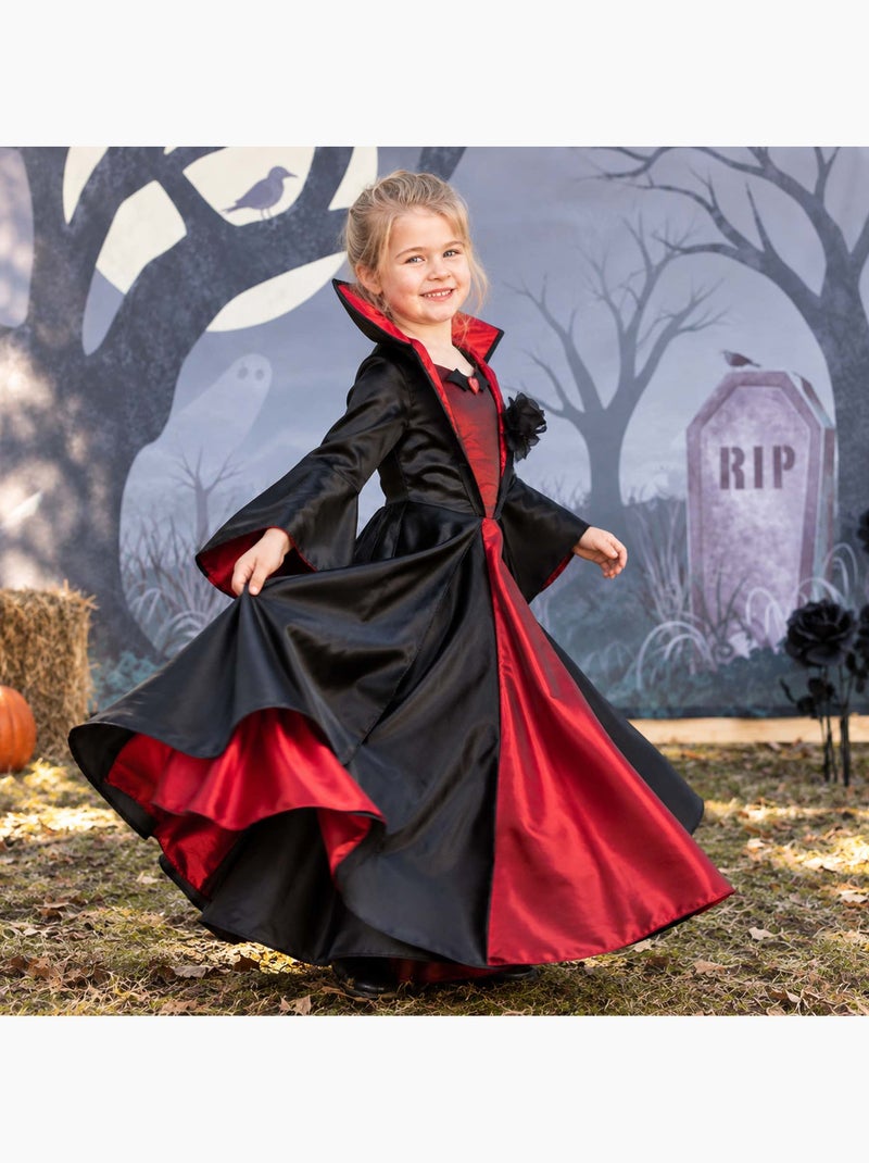 Disfraz infantil vestido de princesa vampira | great pretenders Negro - Kiabi