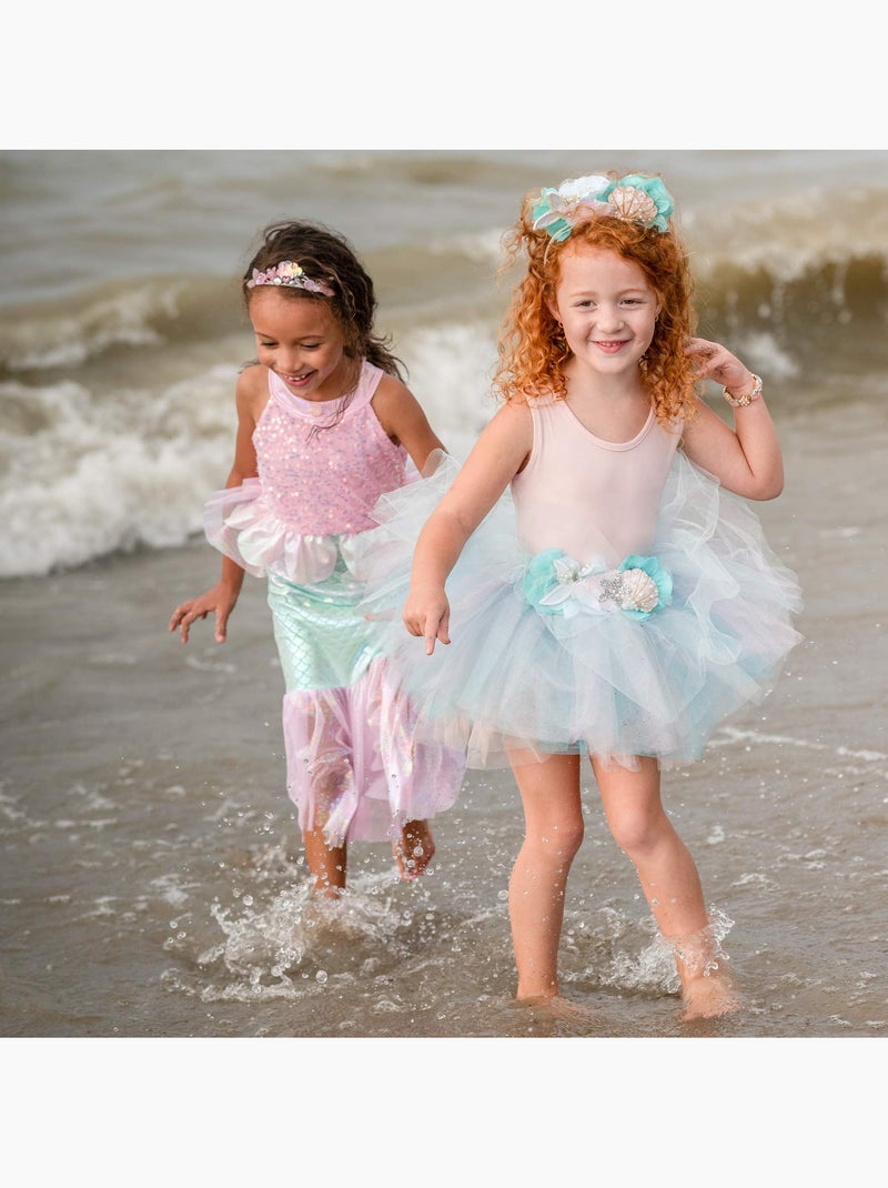 Disfraz infantil vestido princesa sirena | Great Pretenders Rosa - Kiabi