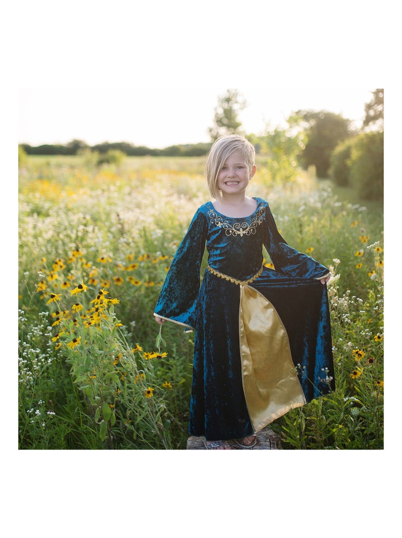 Disfraz infantil – vestido reina guinevere | Great Pretenders Azul - Kiabi