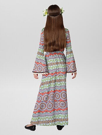 Disfraz largo de 'hippie'