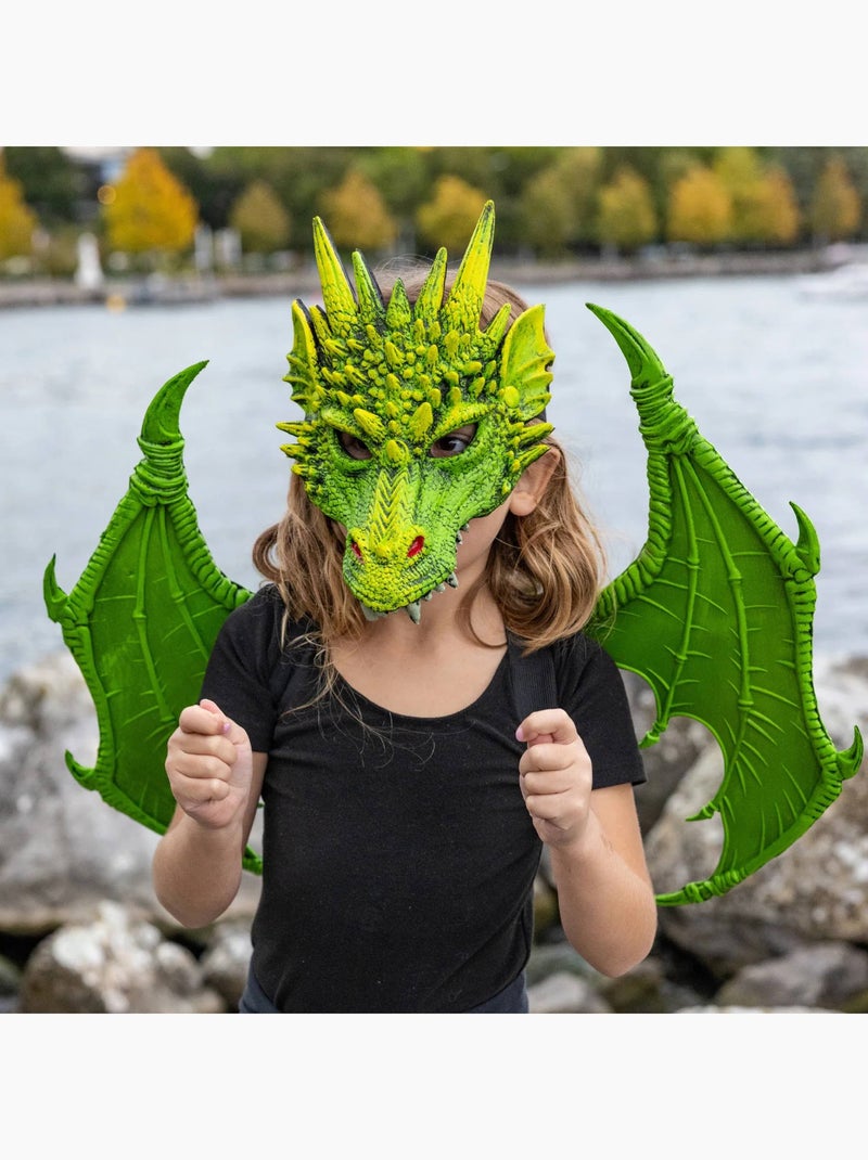 Disfraz máscara de dragón verde | Great Pretenders Verde - Kiabi
