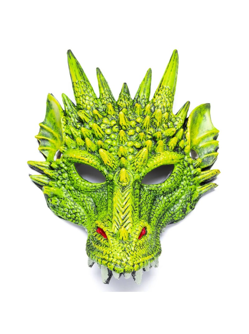 Disfraz máscara de dragón verde | Great Pretenders Verde - Kiabi