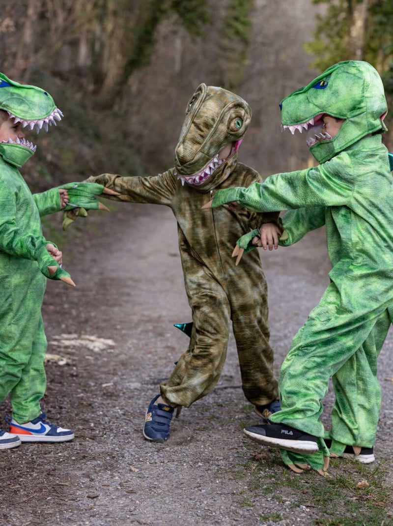Disfraz mono de dinosaurio t-rex para niños | Great Pretenders Verde - Kiabi
