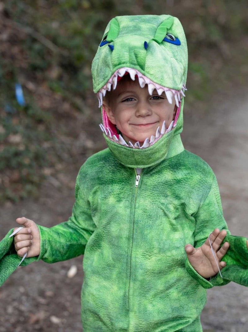 Disfraz mono de dinosaurio t-rex para niños | Great Pretenders Verde - Kiabi