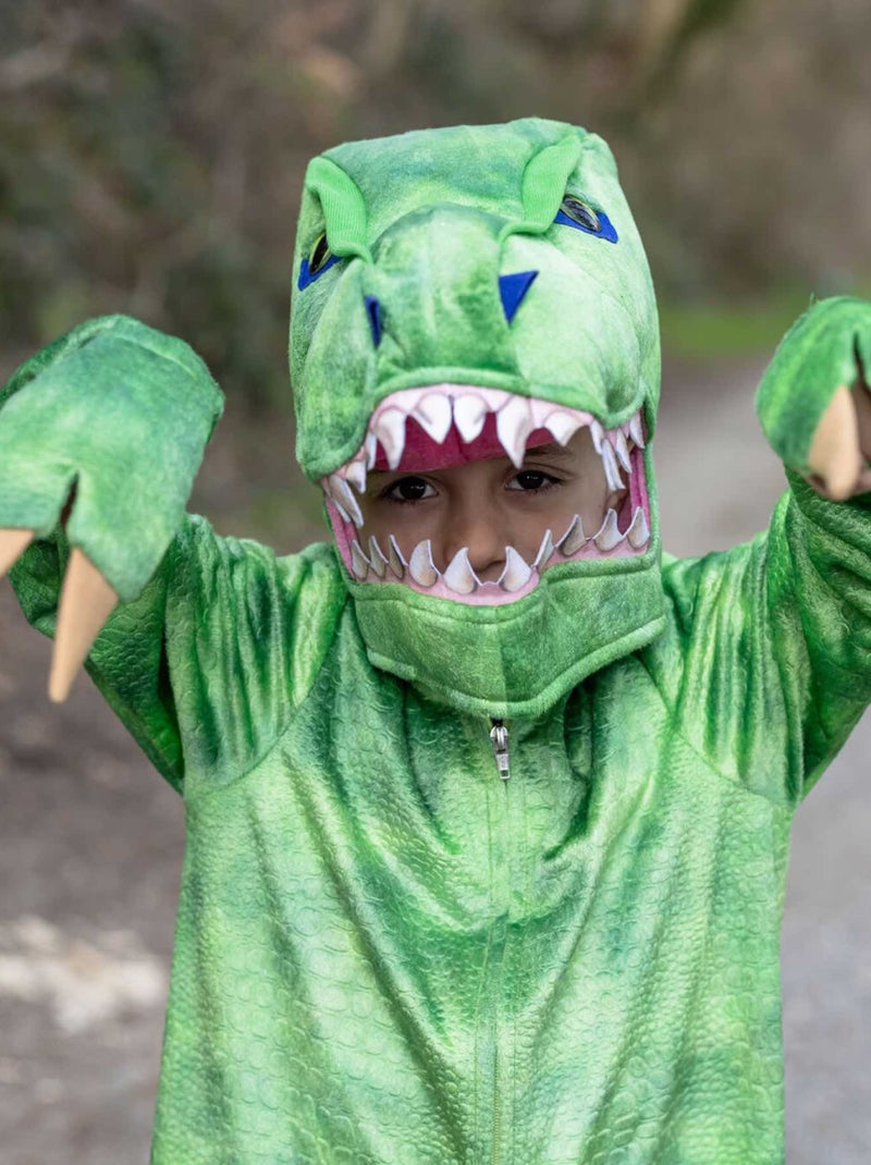 Disfraz mono de dinosaurio t-rex para niños | Great Pretenders Verde - Kiabi
