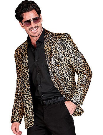Disfraz o Chaqueta Fiesta animal print leopardo clásico