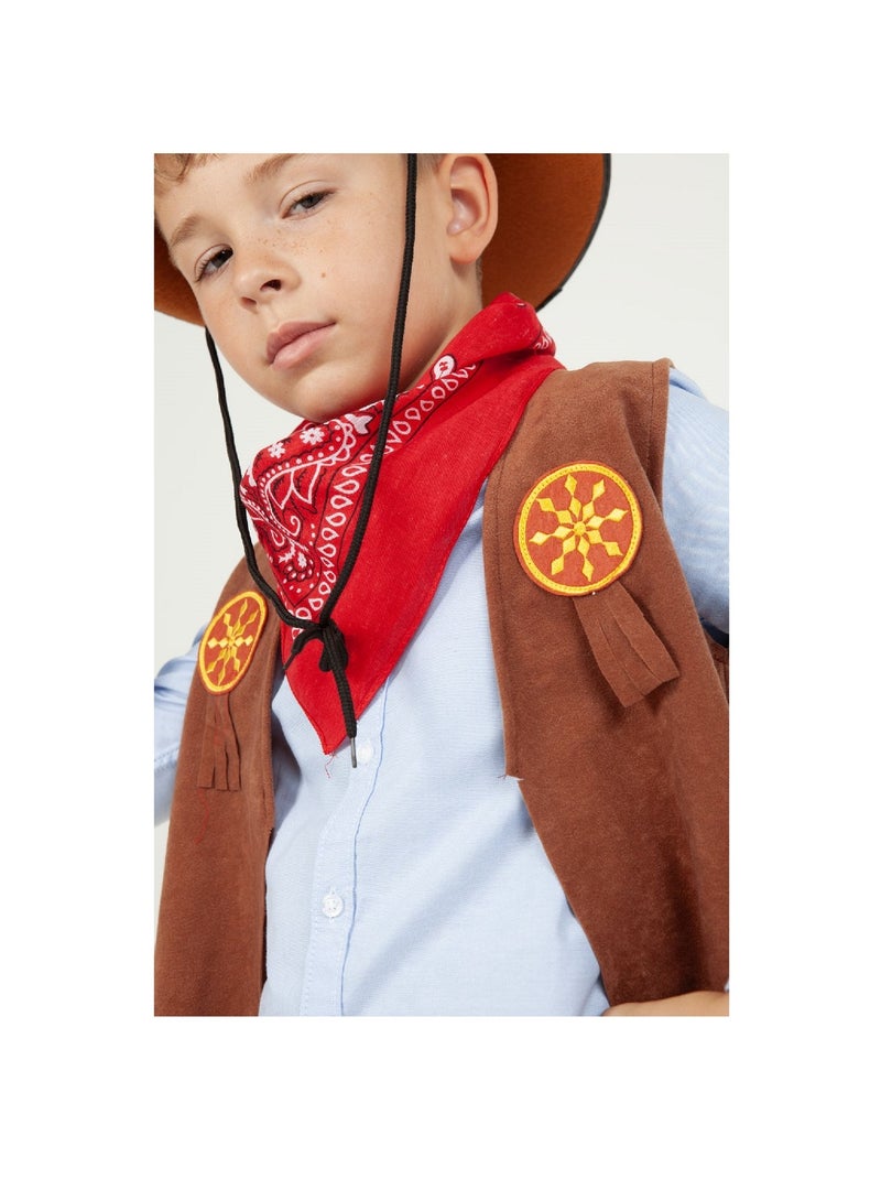 Disfraz o Kit de Cowboy Marrón - Kiabi