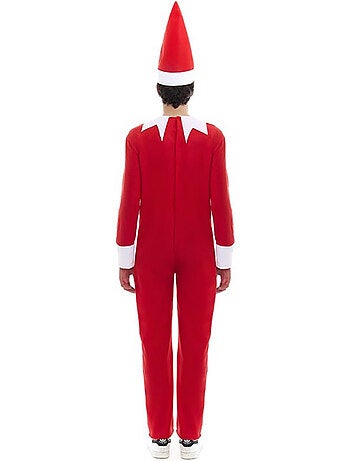 Disfraz o Maillot de Elfo travieso de la Navidad con gorro