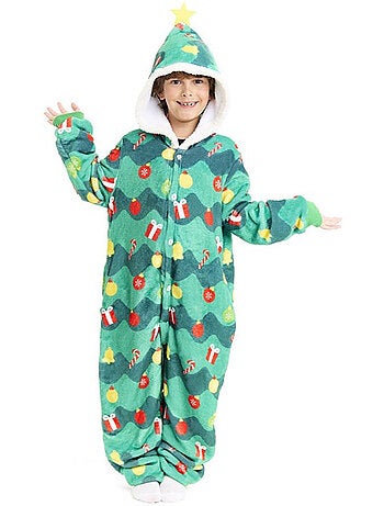 Disfraz o Pijama Árbol de Navidad con capucha