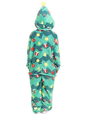 Disfraz o Pijama Árbol de Navidad con capucha