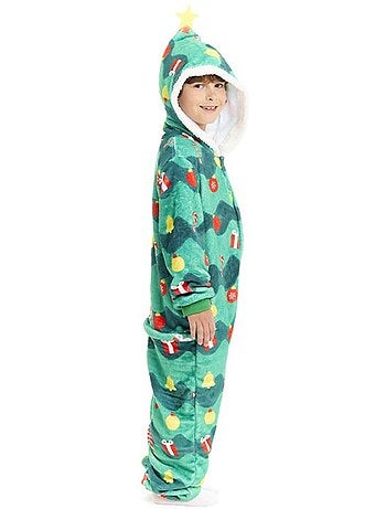 Disfraz o Pijama Árbol de Navidad con capucha