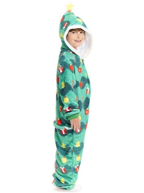 Disfraz o Pijama Árbol de Navidad con capucha - Kiabi