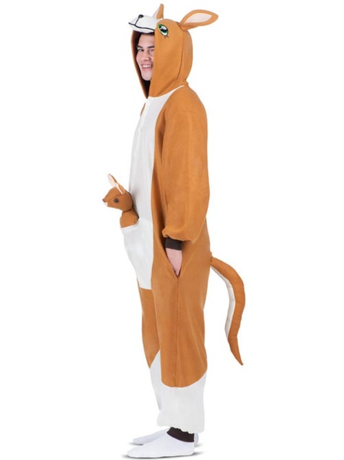 Disfraz o Pijama de Canguro con capucha peluche - Kiabi