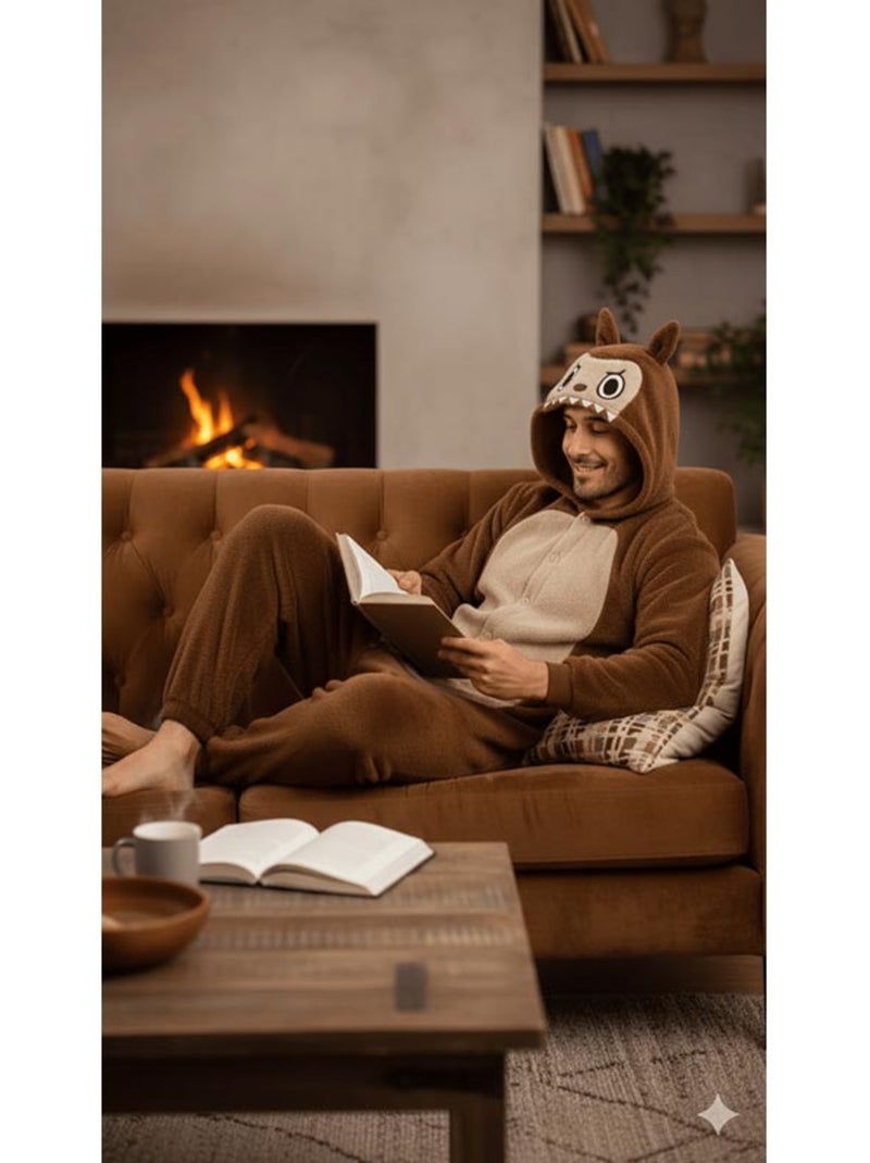 Disfraz o Pijama de Monstruo Lulú Multicolor - Kiabi
