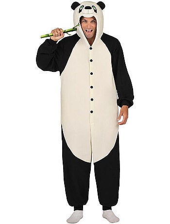 Disfraz o Pijama de Oso Panda con capucha
