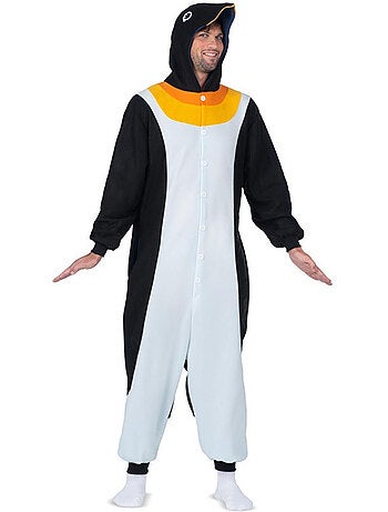 Disfraz o Pijama de Pingüino con capucha