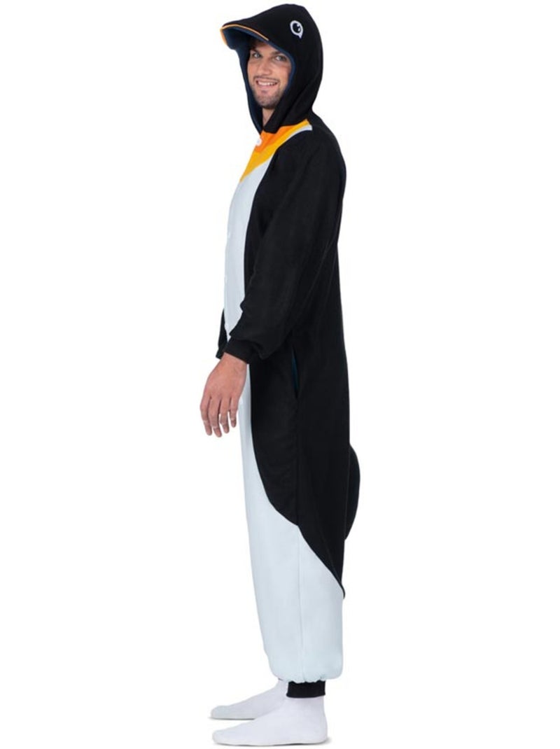 Disfraz o Pijama de Pingüino con capucha Multicolor - Kiabi