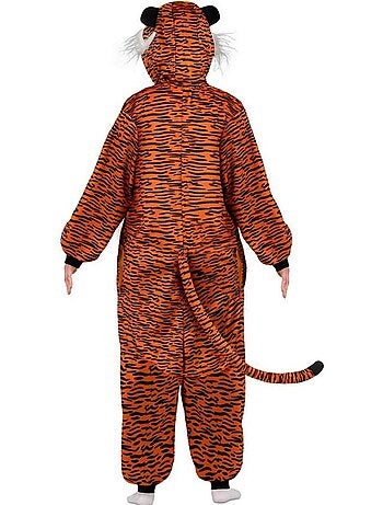 Disfraz o Pijama de Tigre oscuro con capucha