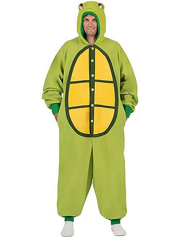 Disfraz o Pijama de Tortuga con capucha cola