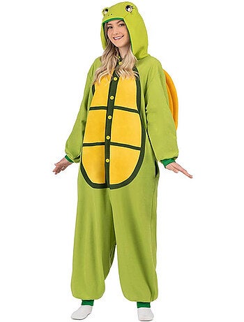 Disfraz o Pijama de Tortuga con capucha cola