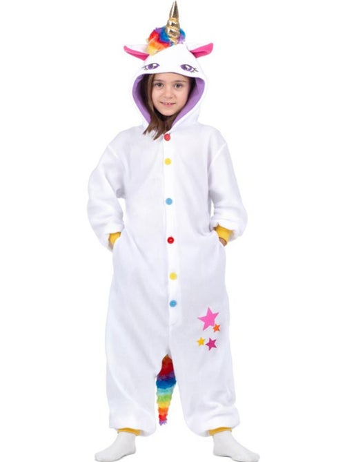 Disfraz o pijama de unicornio con capucha - Kiabi