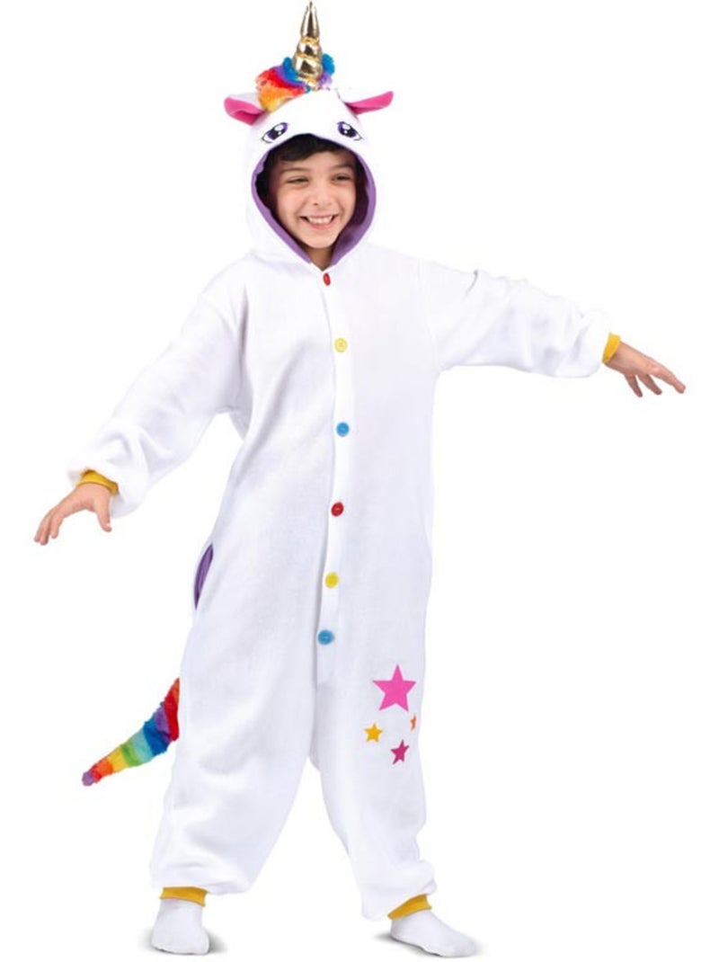 Disfraz o pijama de unicornio con capucha Multicolor - Kiabi