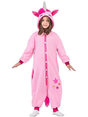Disfraz o Pijama de Unicornio con capucha