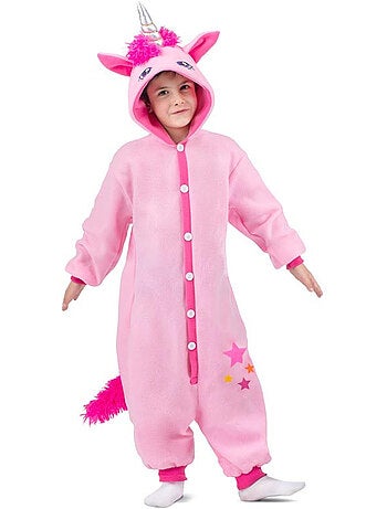 Disfraz o Pijama de Unicornio con capucha
