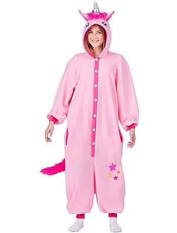 Disfraz o Pijama de Unicornio con capucha