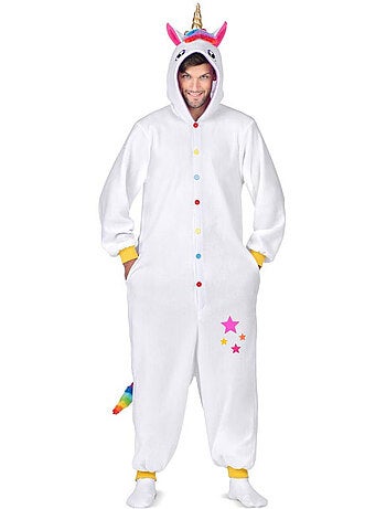 Disfraz o Pijama de Unicornio con capucha