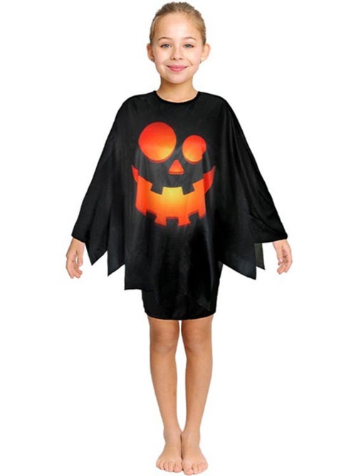 Disfraz o Poncho Calabaza feliz de 65 cm - Kiabi
