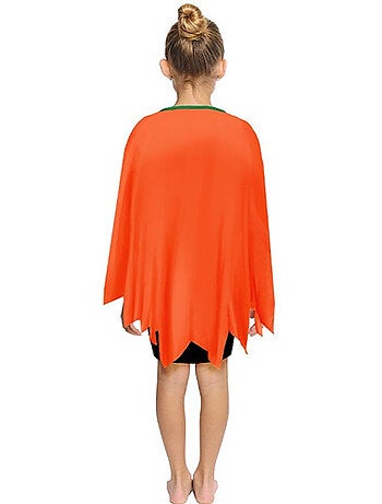 Disfraz o Poncho Calabaza feliz de 65 cm