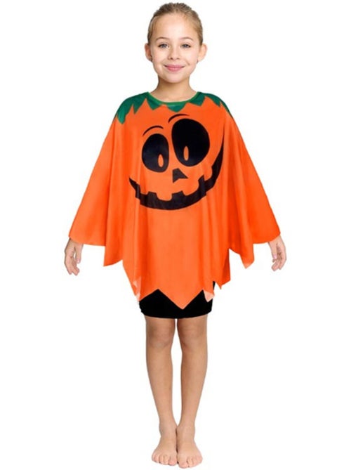 Disfraz o Poncho Calabaza feliz de 65 cm - Kiabi