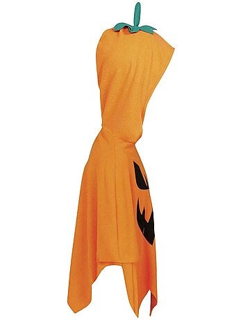 Disfraz o poncho de calabaza malvada