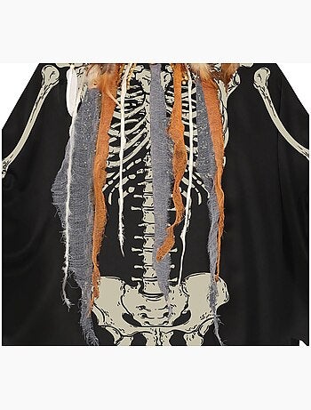 Disfraz o Poncho de Esqueleto