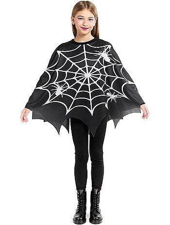Disfraz o Poncho de Telaraña Horripilante