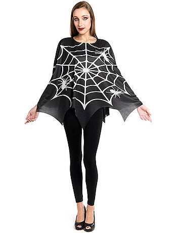 Disfraz o Poncho de Telaraña Horripilante