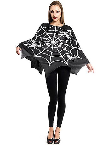 Disfraz o Poncho de Telaraña Horripilante