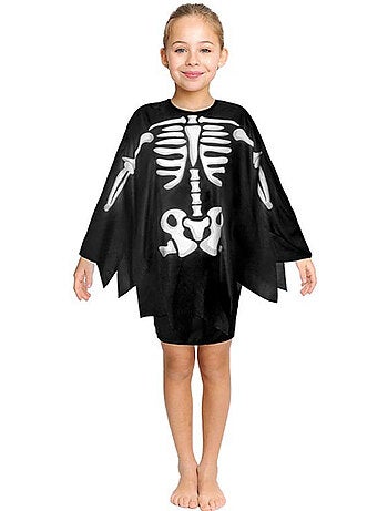 Disfraz o Poncho Esqueleto de 65 cm