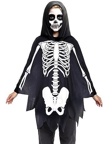 Disfraz o Poncho Esqueleto