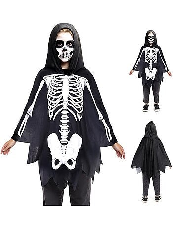 Disfraz o Poncho Esqueleto