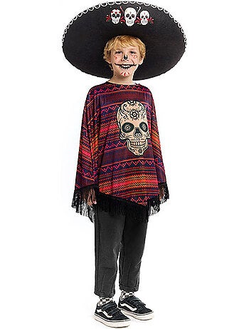Disfraz o Poncho Mexicano de Catrina